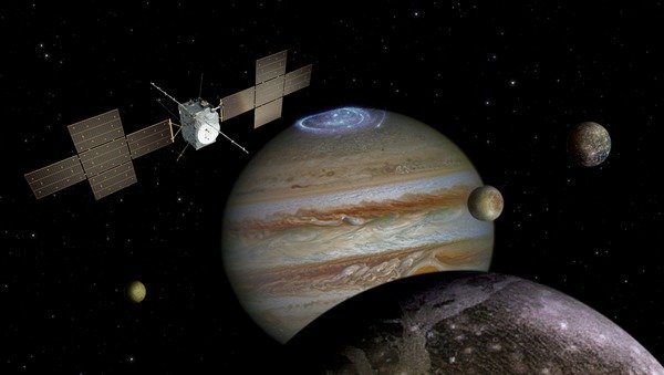 JUICE-Mission zur Erforschung der Jupitermonde Europa Ganymed Kallisto