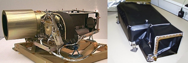 OSIRIS Kamera auf Rosetta. Optisches, Spektroskopisches und Infrarot  Bildverarbeitungssystem liefert Bilder vom Kometen.