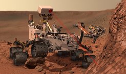 Curiosity ist der schwerste und leistungsfähigste Rover, der jemals auf dem Mars gelandet ist.