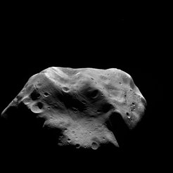 Dieses Bild des Kometen 67P/Churyumov-Gerasimenko wurde am 3. August 2014 mit dem Kamerasystem OSIRIS an Bord der Raumsonde Rosetta der Europäischen Weltraumbehörde (ESA) aufgenommen.