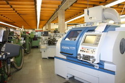 Ein Blick in die Feinmechanik-Werkstatt.