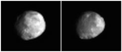 Diese Aufnahmen des Asteroiden Vesta wurden am 20. Juni 2011 aus einer Entfernung von etwa 189.000 Kilometern aufgenommen.