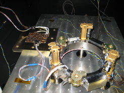 Coupling test between the drive electronics and the electromechanical leveling system.