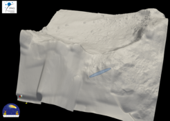 By combining radio-wave data exchanged between Rosetta and Philae as part of the CONSERT experiment with trajectory data and the current model of the shape of 67P/C-G, the location of Philae has been determined to lie within an ellipse measuring approximately 16 x 160 m. The CONSERT ellipse corresponds to the outer limits of the various solutions identified for the likely landing site of Philae, although this depends to some extent on the shape model assumed. More detailed work, including a full account of all the errors involved, is currently in progress by the CONSERT team.
