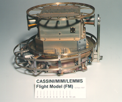 Die Flugeinheit des MIMI/LEMMS-Sensors aus den Laboren des MPS, die seit 1997 an Bord von Cassini durchs All fliegt. MIMI/LEMMS misst die energiereichen Elektronen und Ionen in der Umgebung des Saturn.