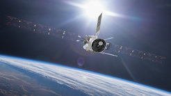 Im erdnächsten Punkt trennen die Raumsonde BepiColombo am kommenden Karfreitag nur 12.700 Kilometer von der Erde.