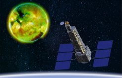 Der Forschungssatellit Solar-C soll Vorgänge in der Atmosphäre der Sonne sichtbar machen.