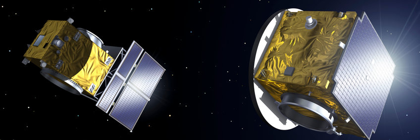 PROBA-3 – Formation flight with view of the Sun PROBA-3 – Formation flight with view of the Sun