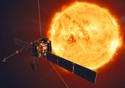Only 48 million kilometers will lie between Solar Orbiter an the Sun on March 26th.