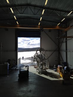 During "First Light" at the Esrange Space Center in Kiruna, northern Sweden, the observatory automatically aligned itself with the sun. For the first time at the launch site, natural sunlight reached the scientific instruments.