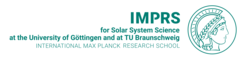 IMPRS Logo:
IMPRS
for Solar System Science
at the University of Göttingen and at TU Braunschweig
INTERNATIONAL MAX PLANCK RESEARCH SCHOOL
Green text on white background; to the right, an image of the Minerva.
Solar System School Logo